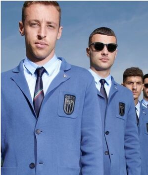 Emporio Armani: Diseño para la selección de Italia en Eurocopa 2024 (Foto: Instagram)