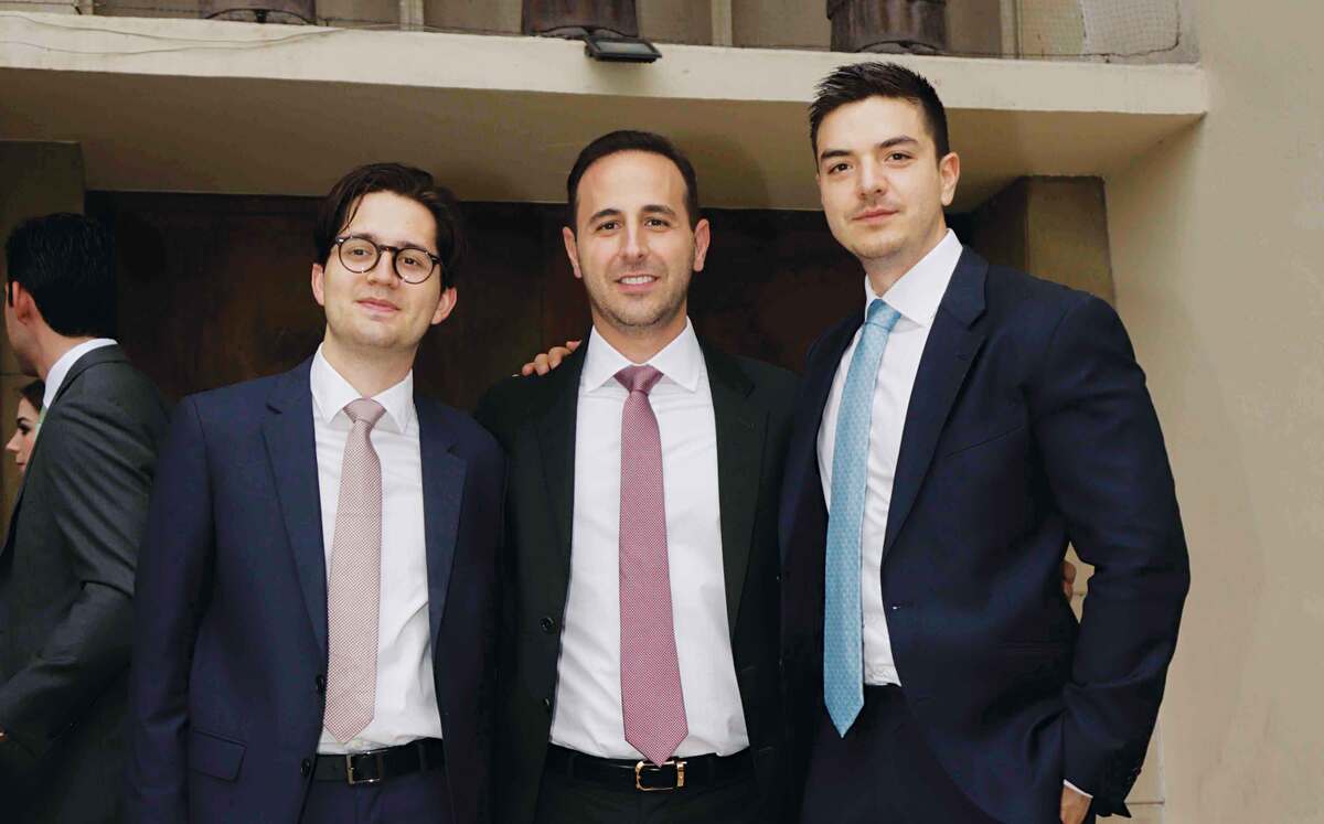 Gabriel Cavazos, Eugenio González y Jorge Junco