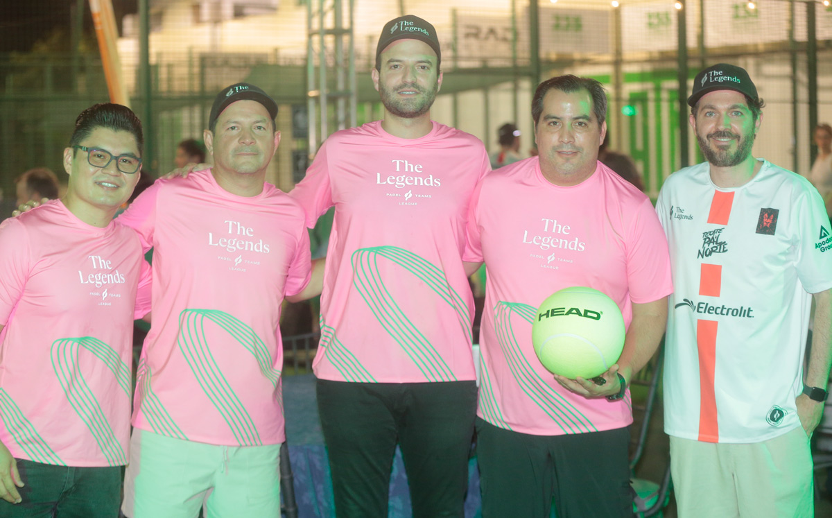 José Luis Urbina, Carlos Rodríguez, Paco Brambila, Luis Mercado y Tuiry Ramírez / Foto: Daniel Saldívar