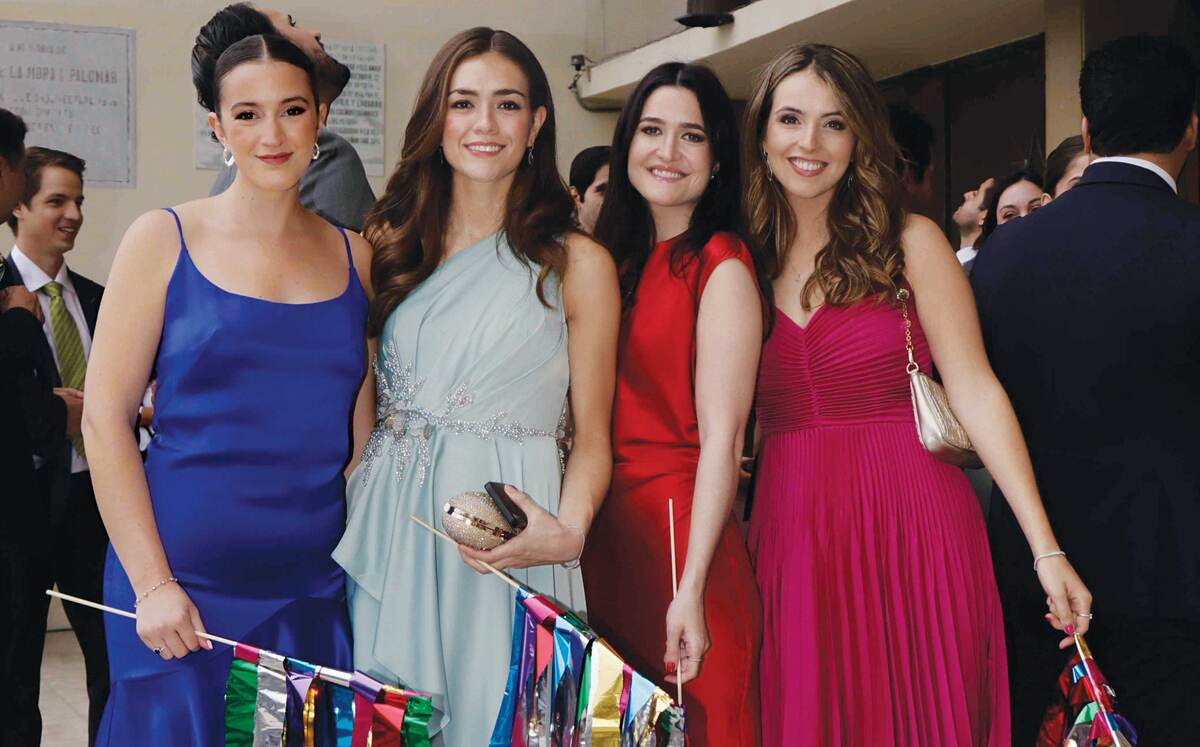 Paola Gutiérrez, Carolina González, Sofía Garza y Viviana Garza