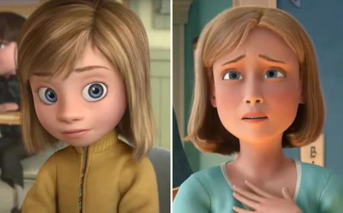 Parecido de la mamá de Andy con Riley (Pixar)