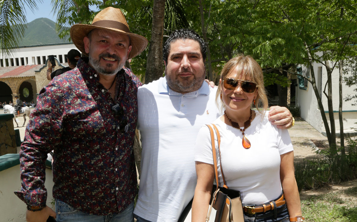 Rubén Flores, Francisco Brandi y Noemi Fraustro / Foto: Omar Valdez
