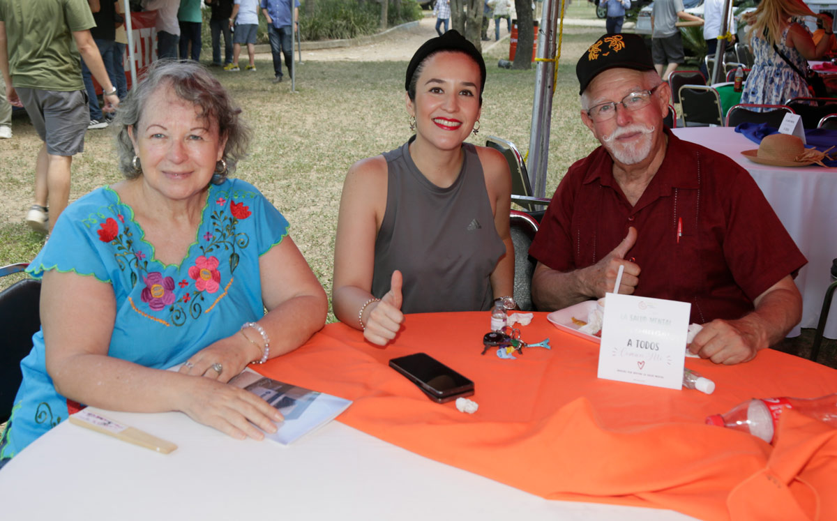 Sandra Margarita de Alanís, Sandra López y Juan Alanís / Foto: Omar Valdez