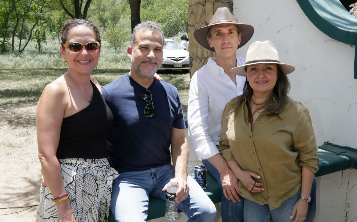 Verónica Díaz, Juan Carlos Garza T, Eduardo Barreda y Claudia Garza / Foto: Omar Valdez