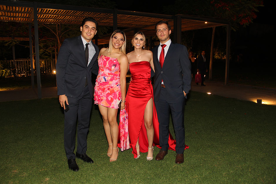 Brando Romero, Natalia Hernández, Natalia Bernard y Juan José Álvarez