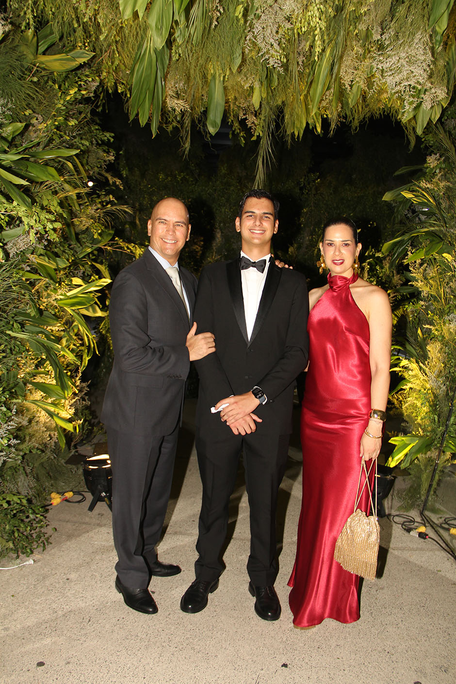 Alberto Ontiveros, José Manuel Ontiveros y Paloma Flores