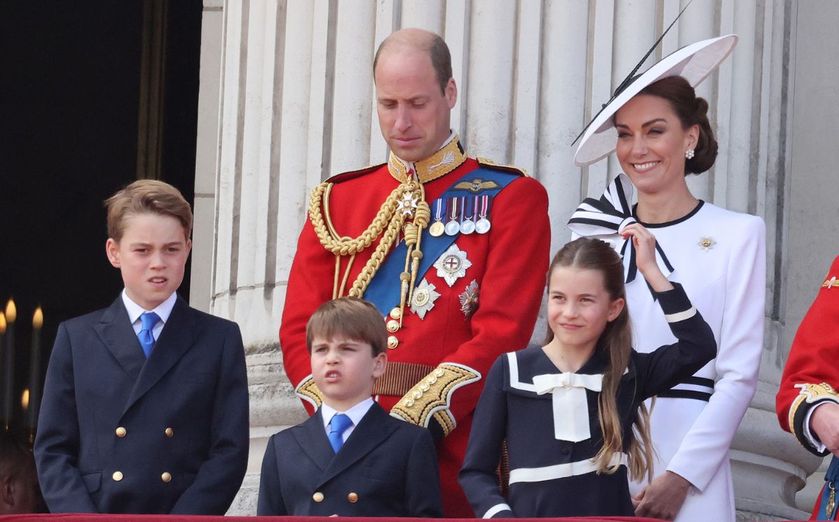 El Príncipe George en Trooping the Colour este 2024 (Foto: Getty)