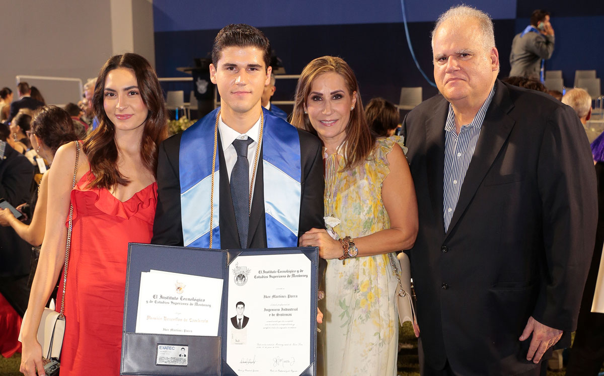 Bárbara Rodríguez, Iker Martínez, Rosario Parra y Fausto Martínez / Foto: Daniel Saldívar