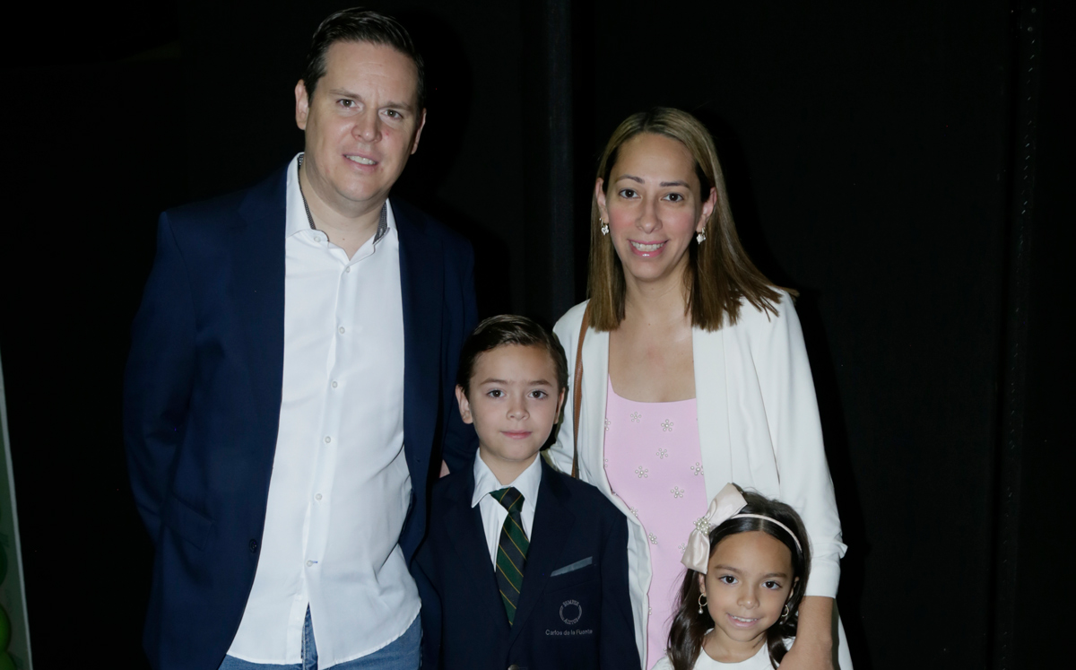 Carlos De la Fuente, Carlos De la Fuente, Olaya de De la Fuente y Renata De la Fuente / Foto: Omar Valdez