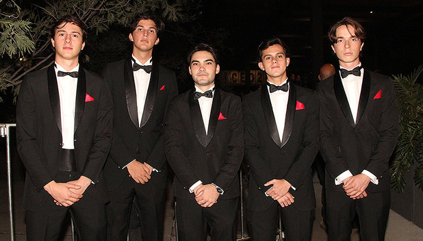 01 Diego Cunille, Juan Diego Pérez Lete, Luca Barbosa, Juan Pablo Villaseñor y Edmundo Ramos.