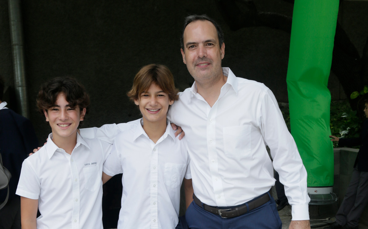 Joaquín Garza, Franco Treviño y Rodrigo Treviño / Foto: Omar Valdez