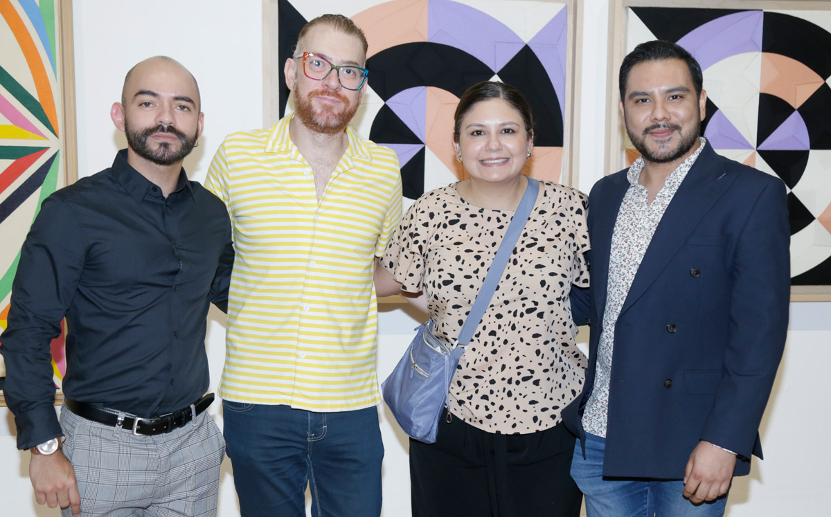 Luis Martínez, César Peralta, Alma Gaby González y Wayo Torres / Foto: Omar Valdez