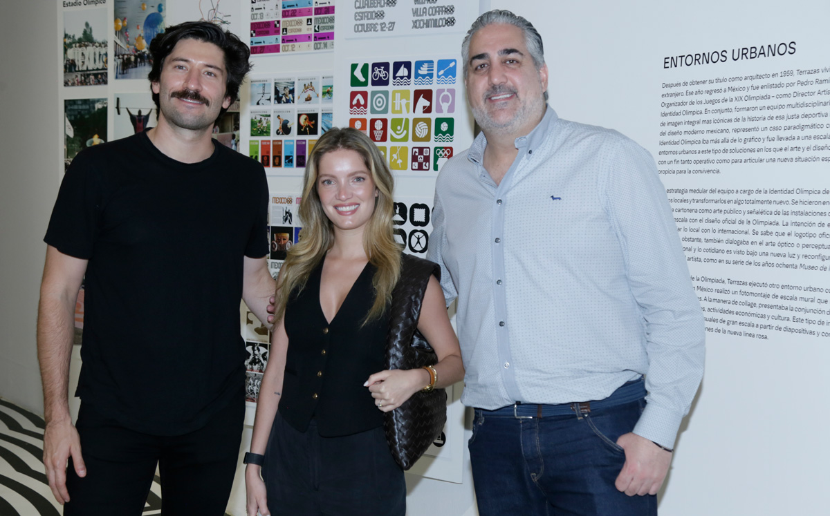 Mauricio De la Garza, Alexandra Lobeira y Teófilo Cohen / Foto: Omar Valdez