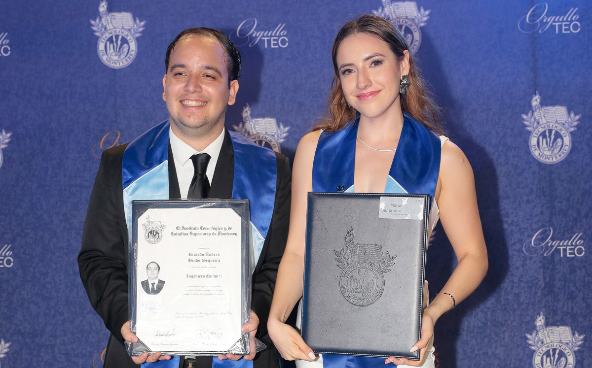 Ricardo Hinds y María Alejandra Santacruz / Foto: Daniel Saldívar