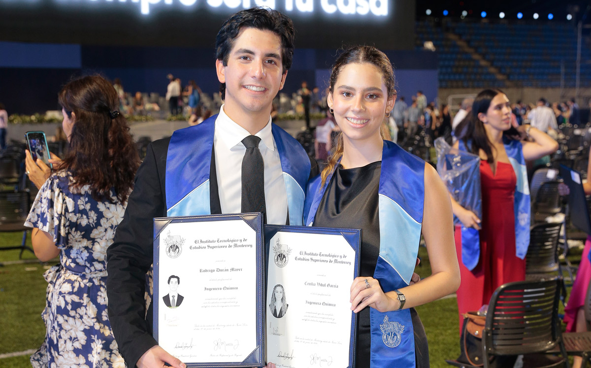 Rodrigo Durán y Cecilia Vidal / Foto: Daniel Saldívar