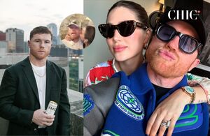 Canelo Álvarez rechaza beso de Fernanda Gómez (Instagram)