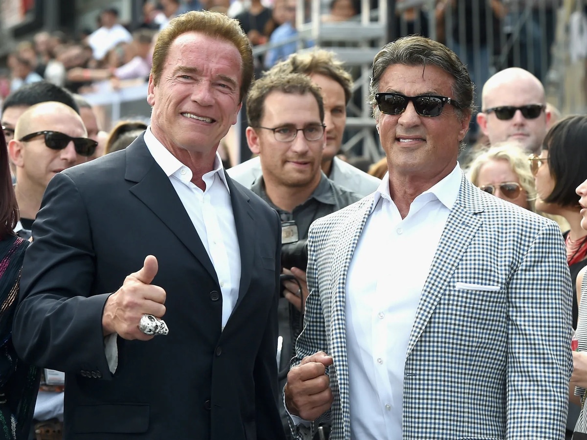 Sylvester Stallone y Arnold Shwarzenegger terminaron siendo grandes amigos (Foto: Instagram)