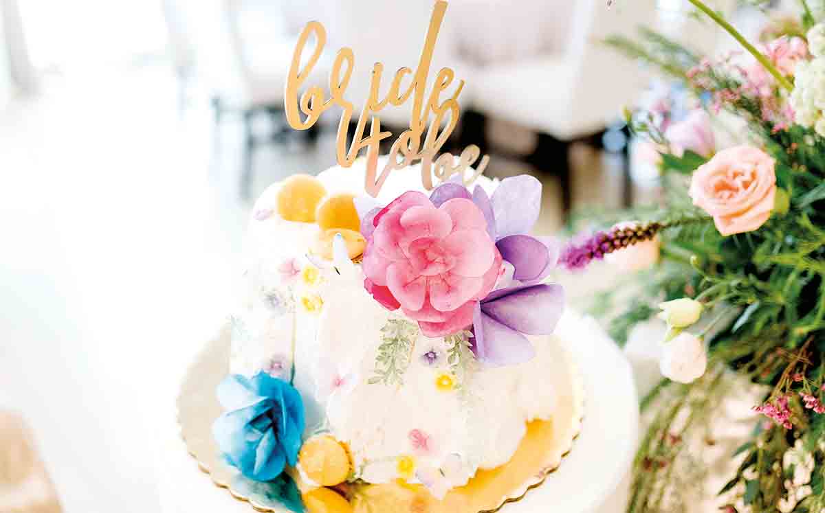 detalles del pastel