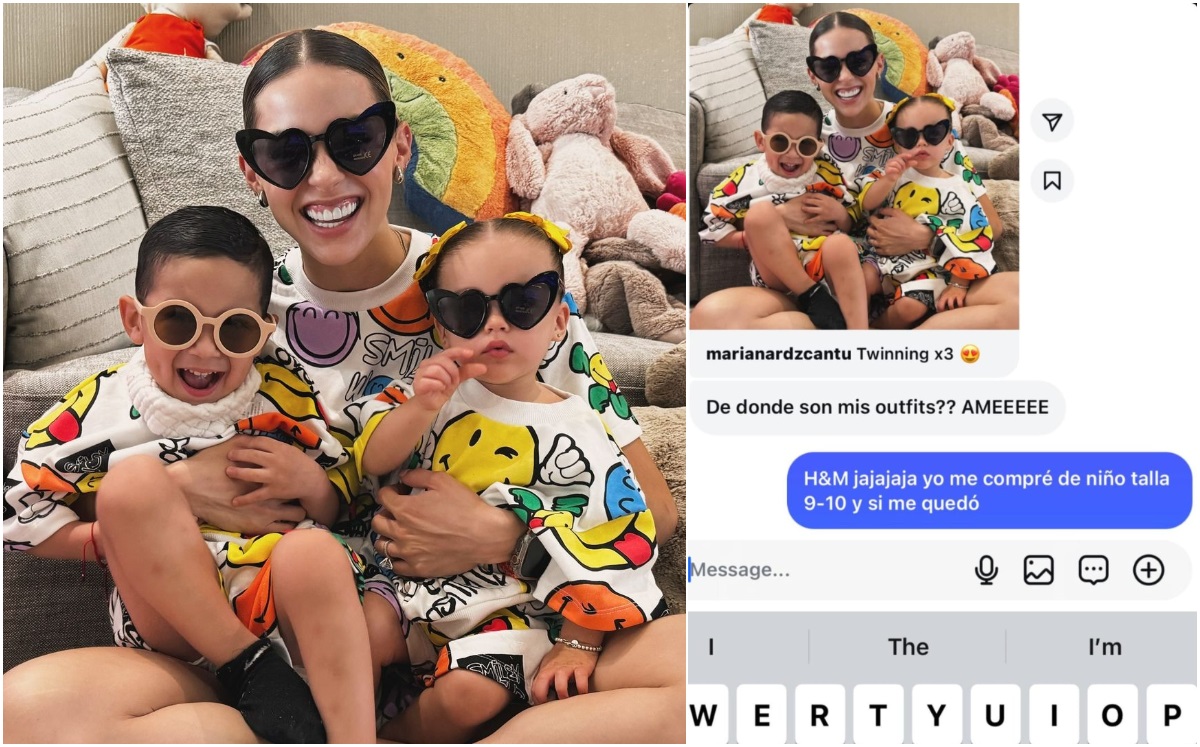 Mariana Rodríguez puede usar la misma ropa que Mariel (Foto: Instagram Mariana Rodríguez)