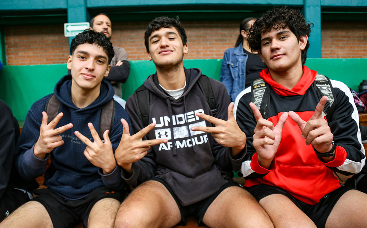 Santiago Macías, Raiquen Medrano y Daniel Pérez