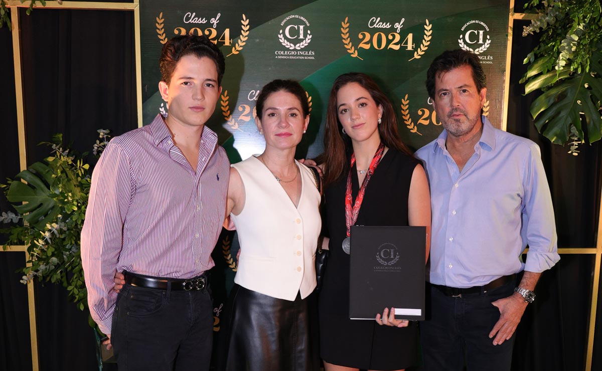 Javier, Lucero, Luciana y Javier