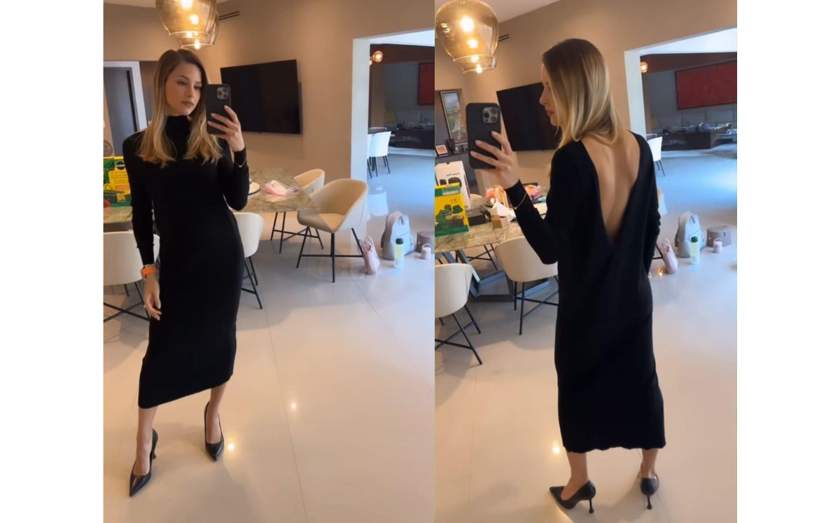 Mariana Rodríguez conquista con vestido de escote en la espalda (Instagram)