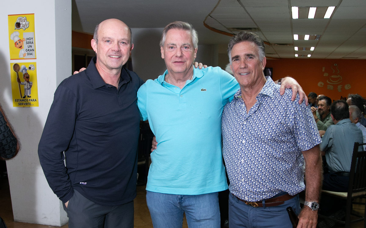 César Montemayor, Rafael Petrochi y Manuel Nájera / Foto: Roberto Alvarado
