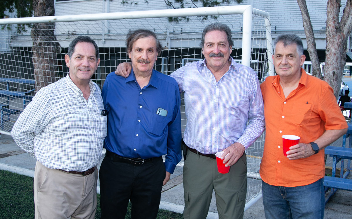 Emilio De la Garza, Humberto García, Juan Martín Rodríguez y Héctor Garza / Foto: Roberto Alvarado