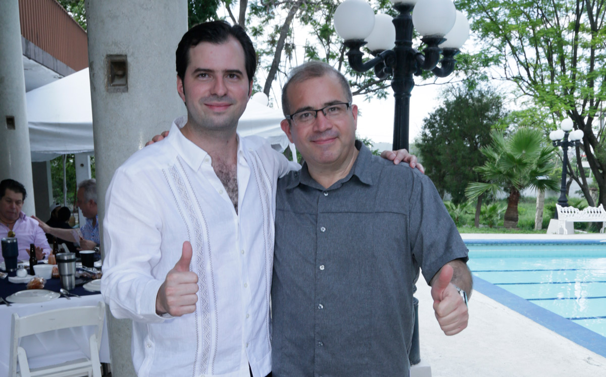 Everardo Hiarmes y Adrián Martínez / Foto: Omar Valdez