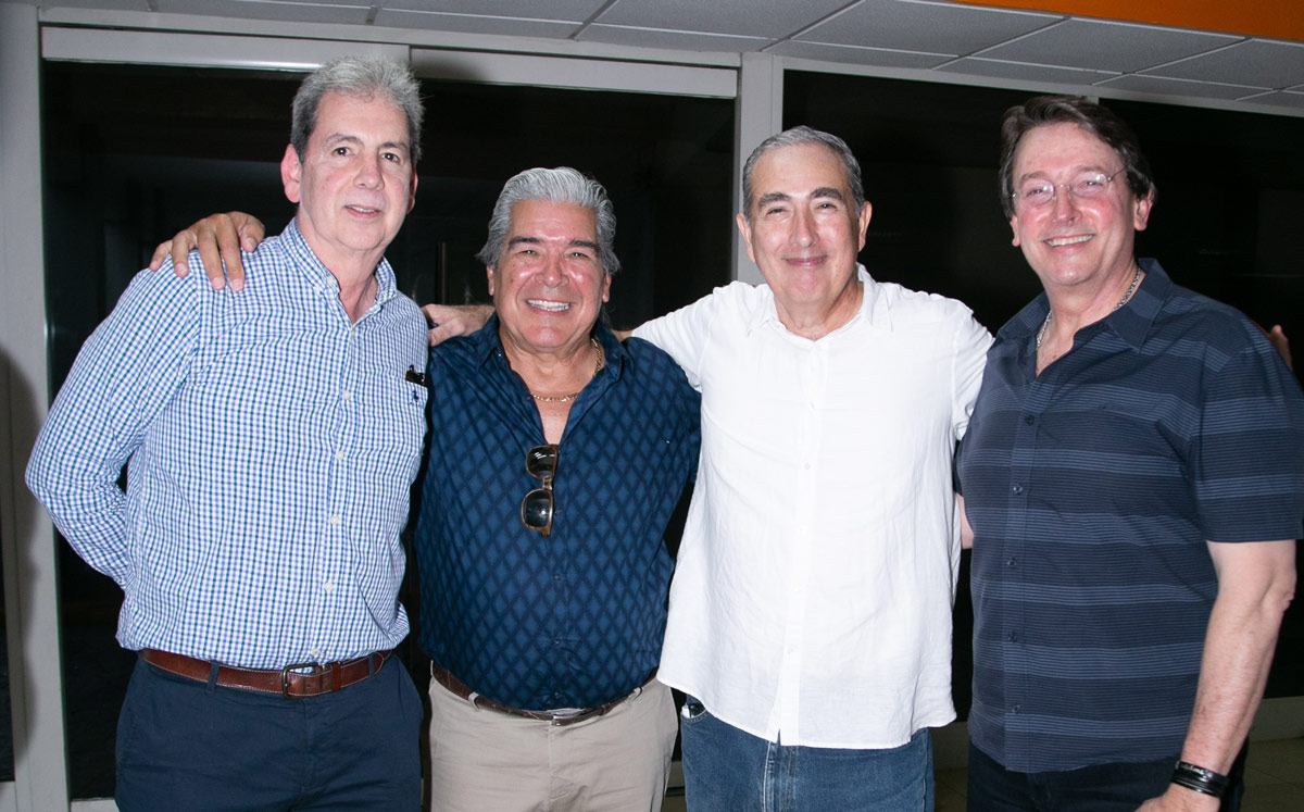 Fernando Garza, Rodolfo Treviño, Patricio Quintanilla y Gerardo Garza / Foto: Roberto Alvarado