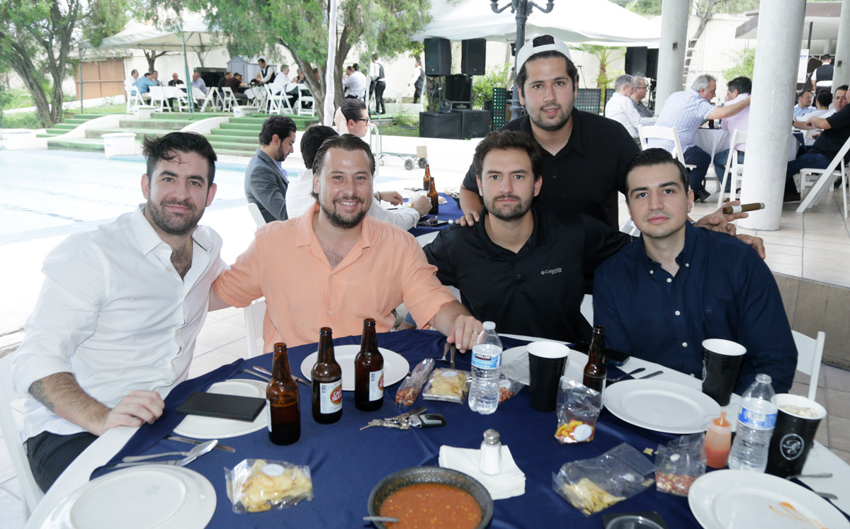 Francisco Sánchez, Daniel Saldaña, Cristóbal Gómez, Luis Chapa y Rodrigo Berlanga / Foto: Omar Valdez