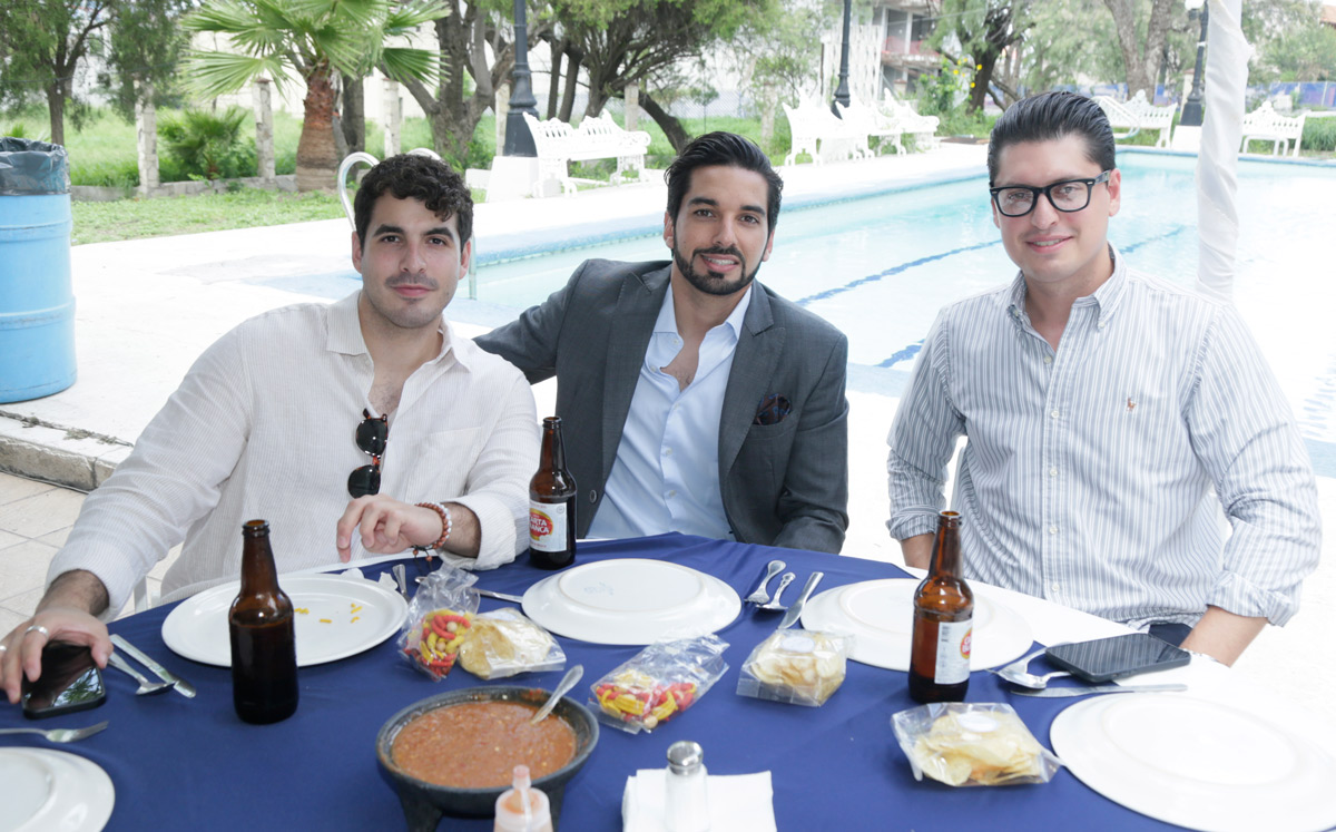 Hernán Guerra, Antonio Muradas y Mauricio Caballero / Foto: Omar Valdez