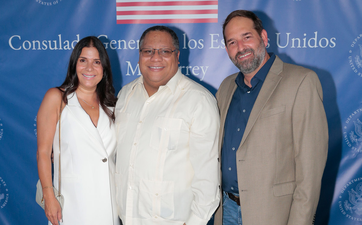 Lorenia Canavati, Roger C Rigaud y Guillermo de Hoyos / Foto: Daniel Saldívar