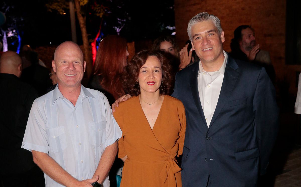 Mauricio Salazar, Yolanda Falcón e Iván Rivas / Foto: Daniel Saldívar