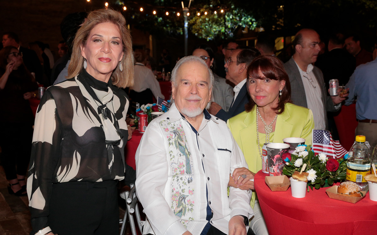 Mina Gustafsson, Gustavo De la Garza y Carmen Bortoni / Foto: Daniel Saldívar