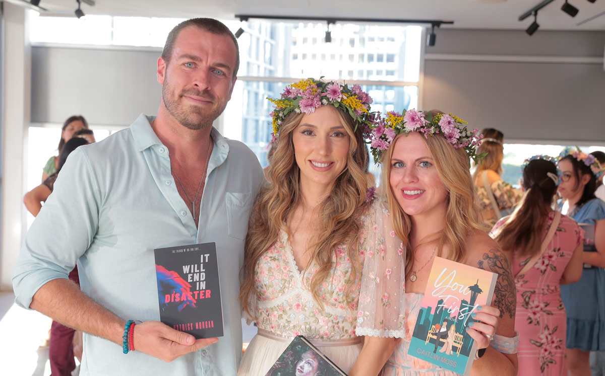 Patrick Morgan, Ale Andrade y Caitlin Moss / Foto: Daniel Saldívar