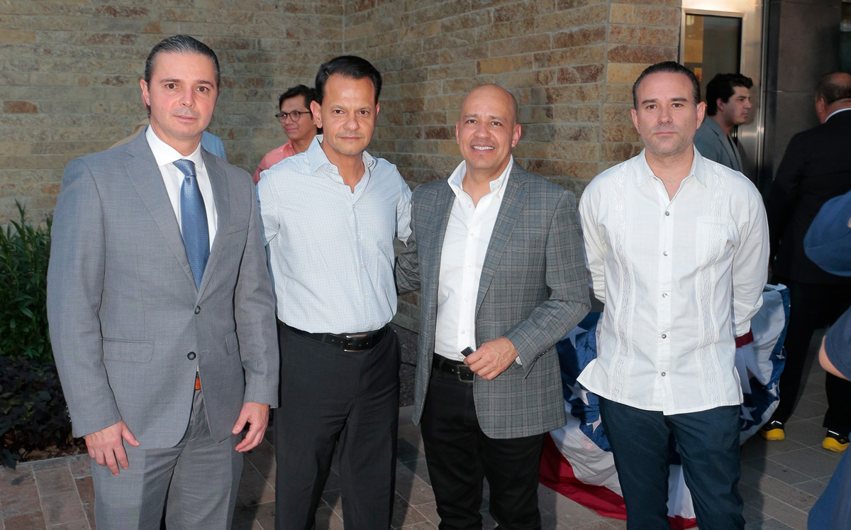 Pedro Arce, Alfonso Treviño, Rafael Selvas y Francisco Lebrija / Foto: Daniel Saldívar