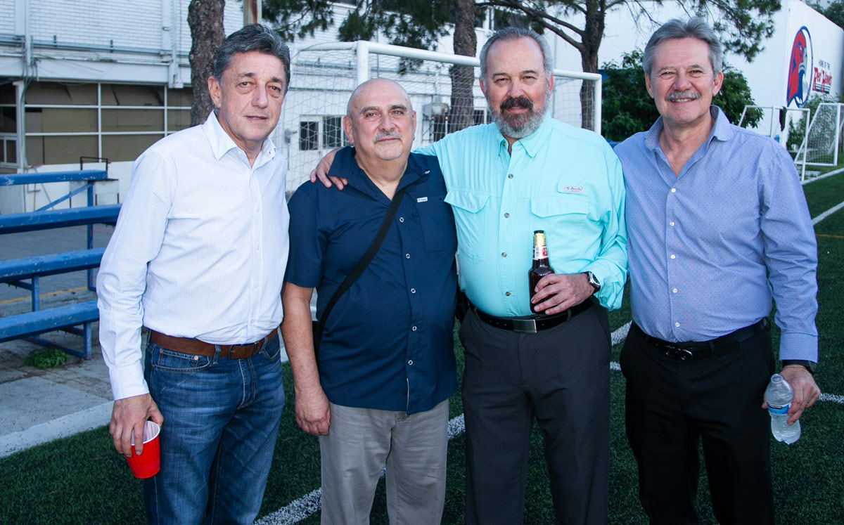 Ricardo Canales, Sergio López, Jerónimo Ramírez y Adrián Dávila / Foto: Roberto Alvarado