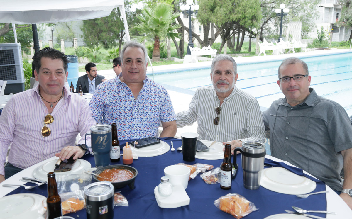Roberto Martínez, Gustavo Martínez, Jaime Ruiz y Adrián Martínez / Foto: Omar Valdez