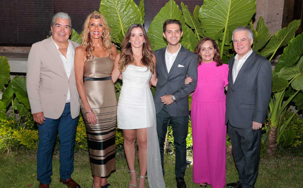 Rodolfo Treviño, Yvonne Hayek, Roby Treviño, Andrés Llovera, María Teresa Cantú y Humberto Llovera