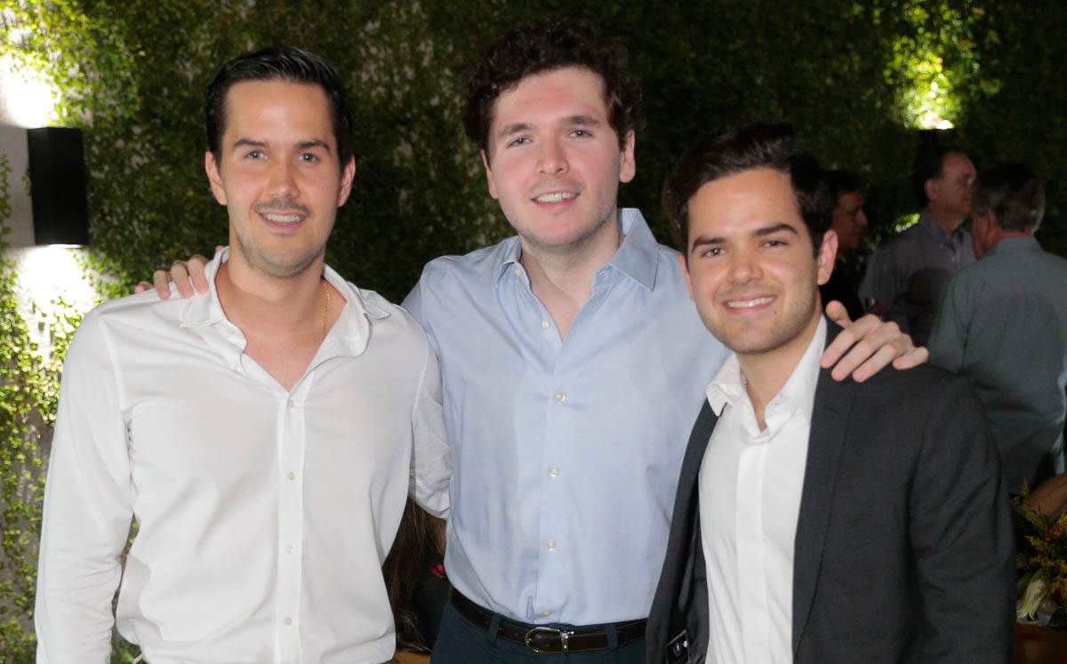 Santiago Sada, Juan Pablo Treviño y Fernando Llovera