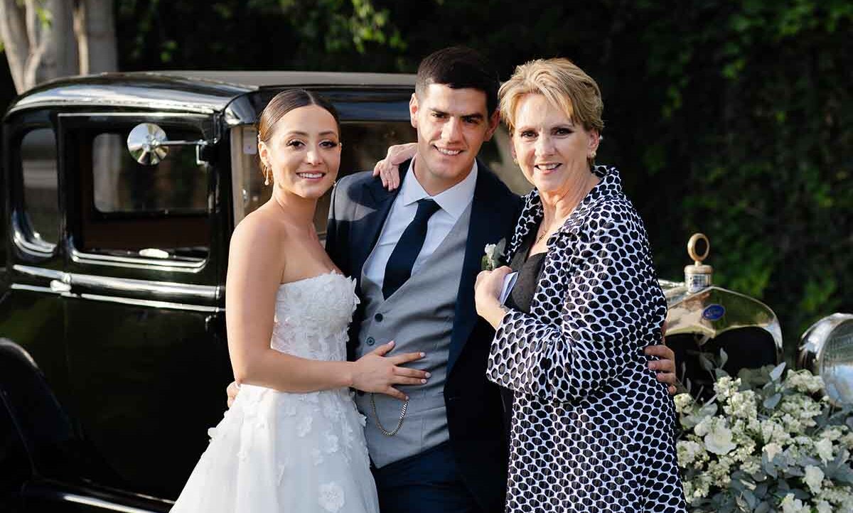 Los novios y Suzanne Robredo