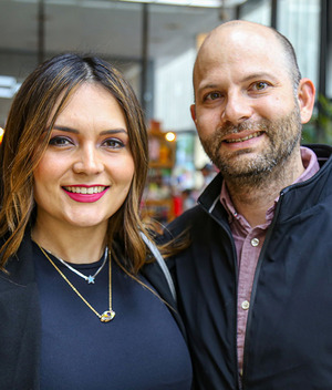 Enna Vidales y José Antonio Valdez