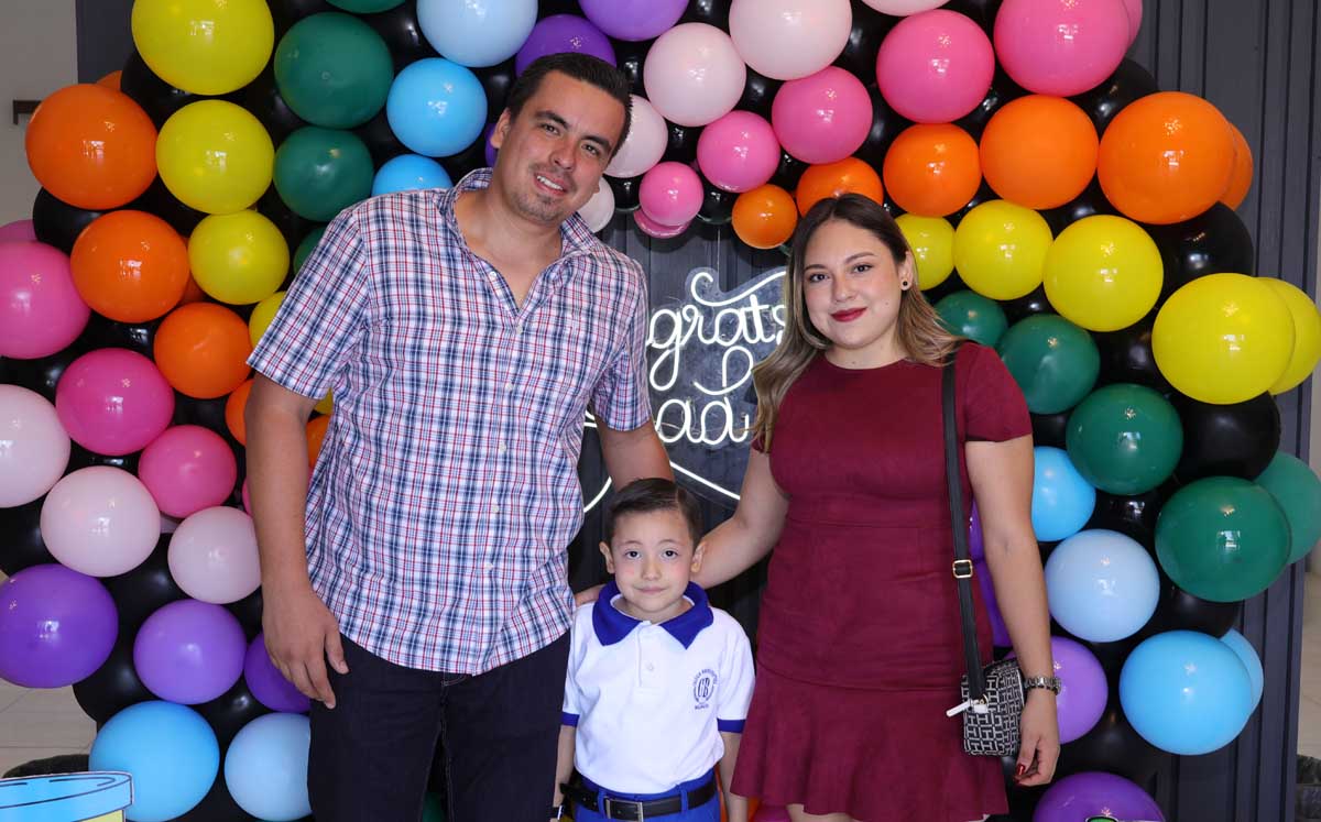 Javier, Santiago y Michelle