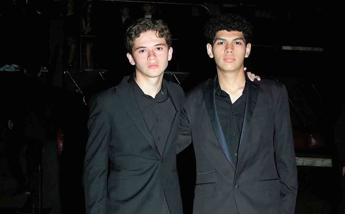 IAN LUNA Y JOSÉ ELIZONDO llegaron puntuales a Byblos