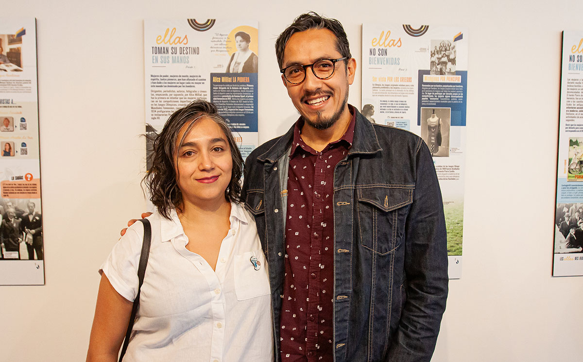 Blanca Cano y Edgar Valtiago