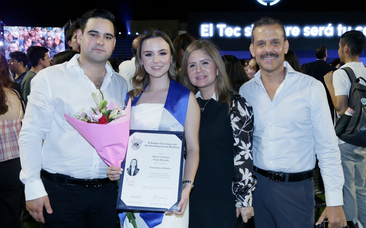 Alejandro Sepúlveda, Danna Chapa, Rosario Quezada y Gustavo Chapa / Foto: Omar Valdez