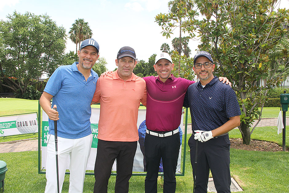 Carlos Álvarez,  Juan Jorge  Álvarez, Alex Camarena y Ricardo Núñez