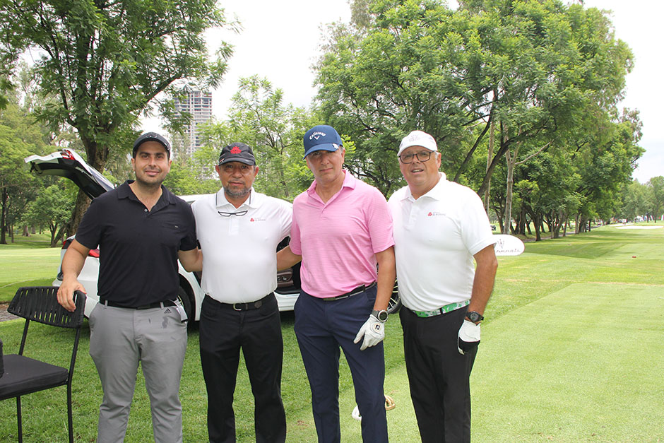 Carlos Tolentino, Carlos Aguilar, Ricardo García y Gabriel Saucedo