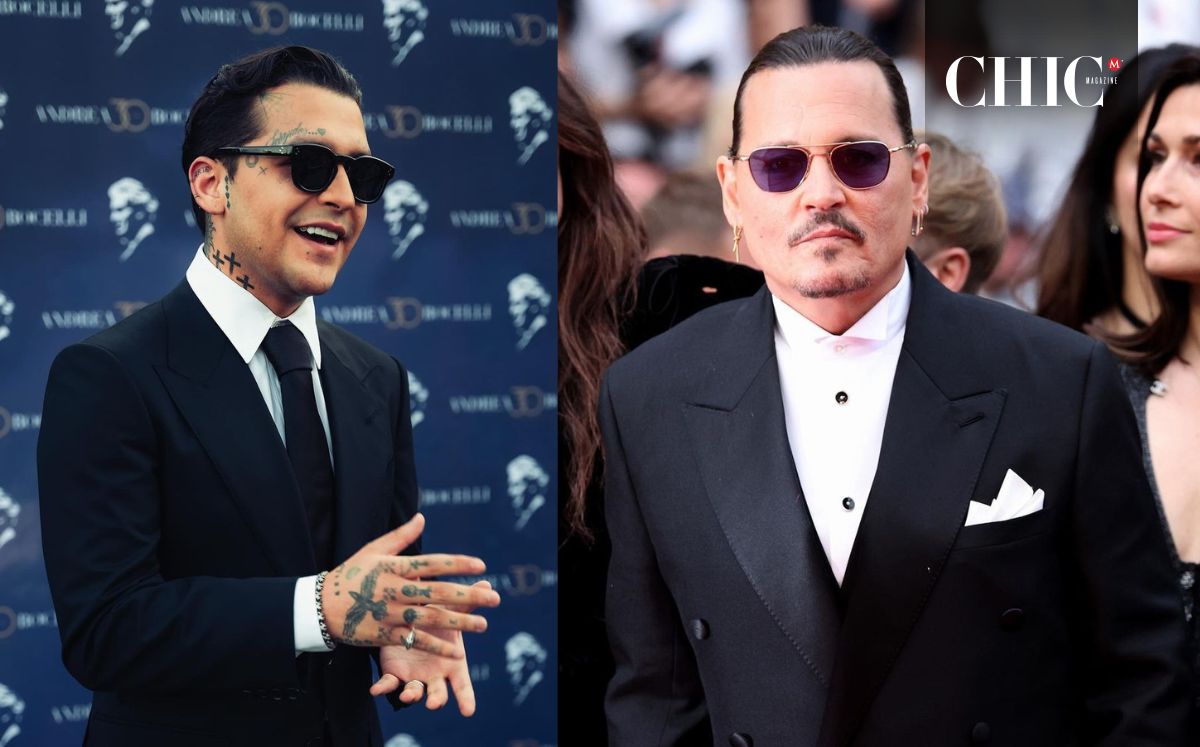 Christian Nodal  es comparado con Johnny Depp (Instagram)